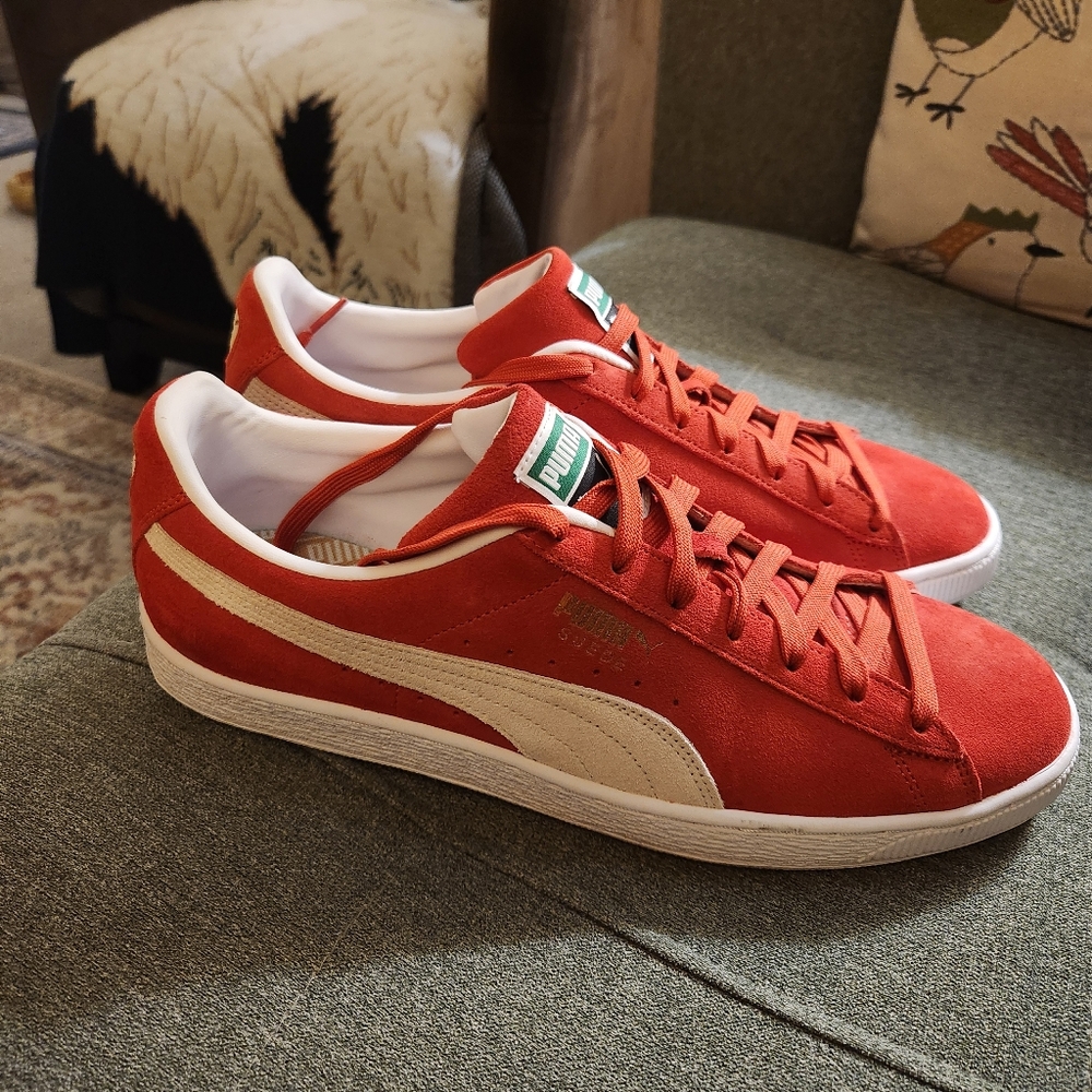Puma suede classic red mens 12